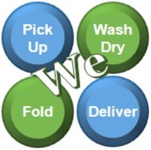 We Fold Laundromat logo